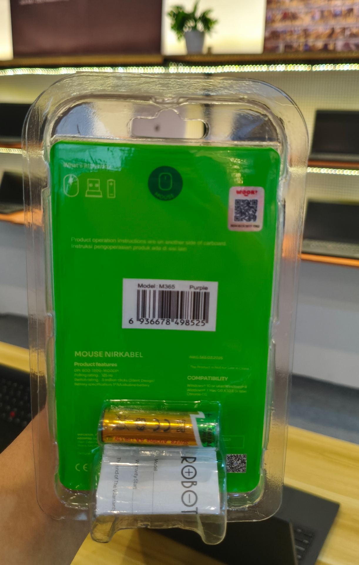 ROBOT  M365 Mouse Wireless  - foto 2