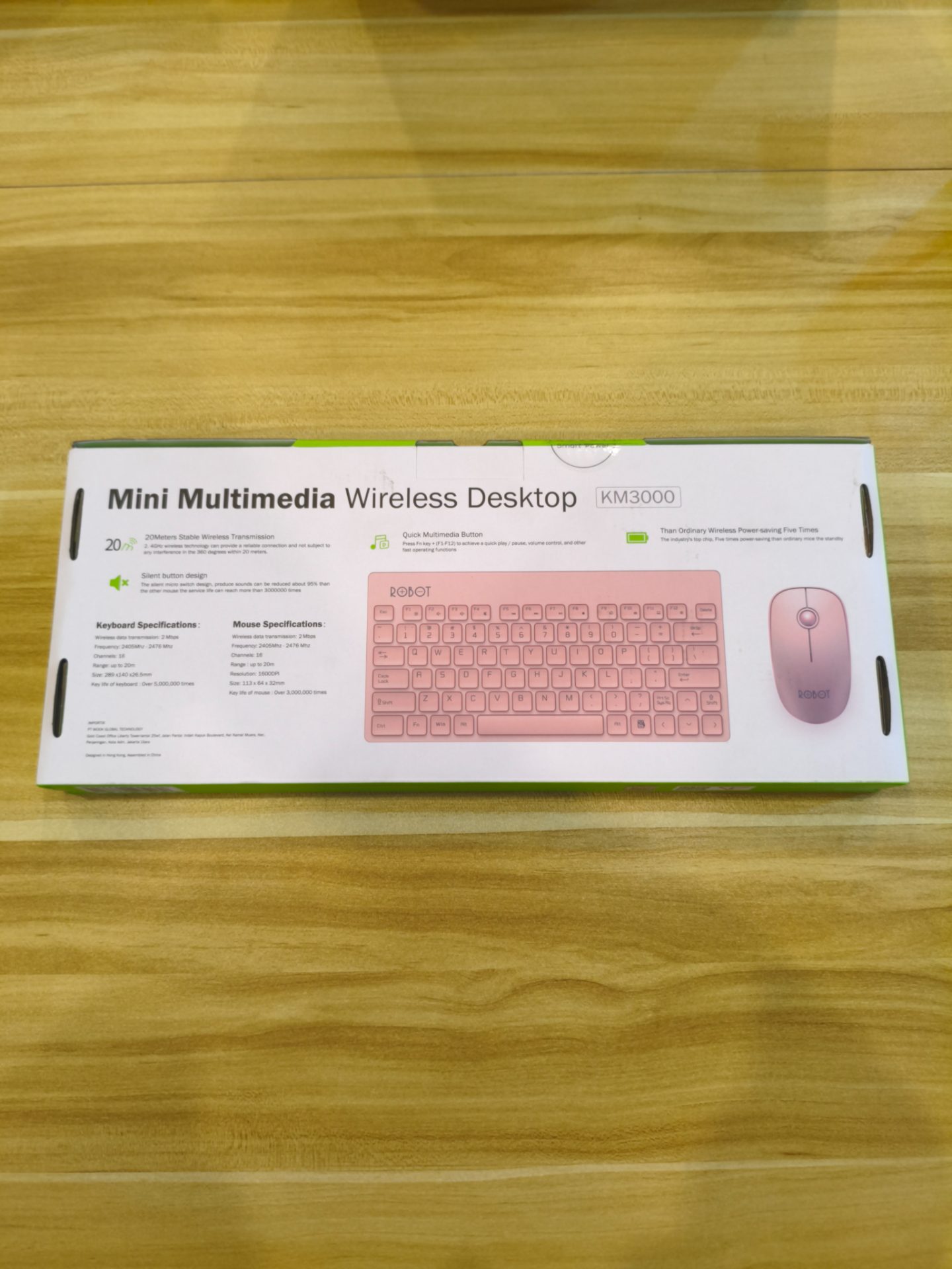 ROBOT KM3000 Mini Multimedia Wireless Desktop  - foto 4