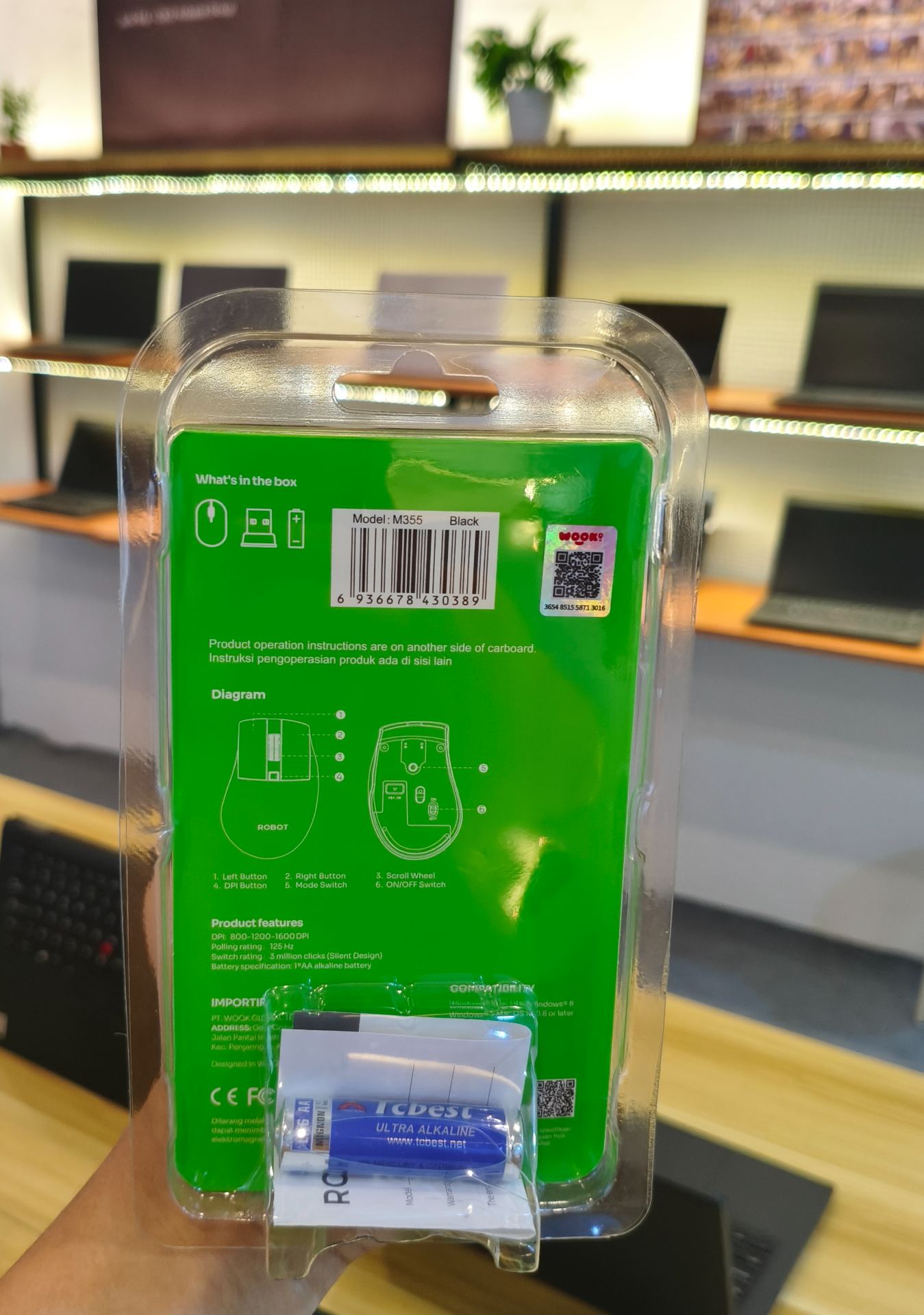 ROBOT  M210S  Mouse Wireless  - foto 2